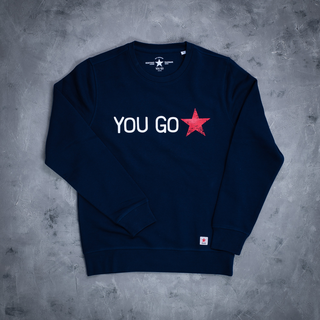 YOU GO Star Sweatshirt (dunkelblau)