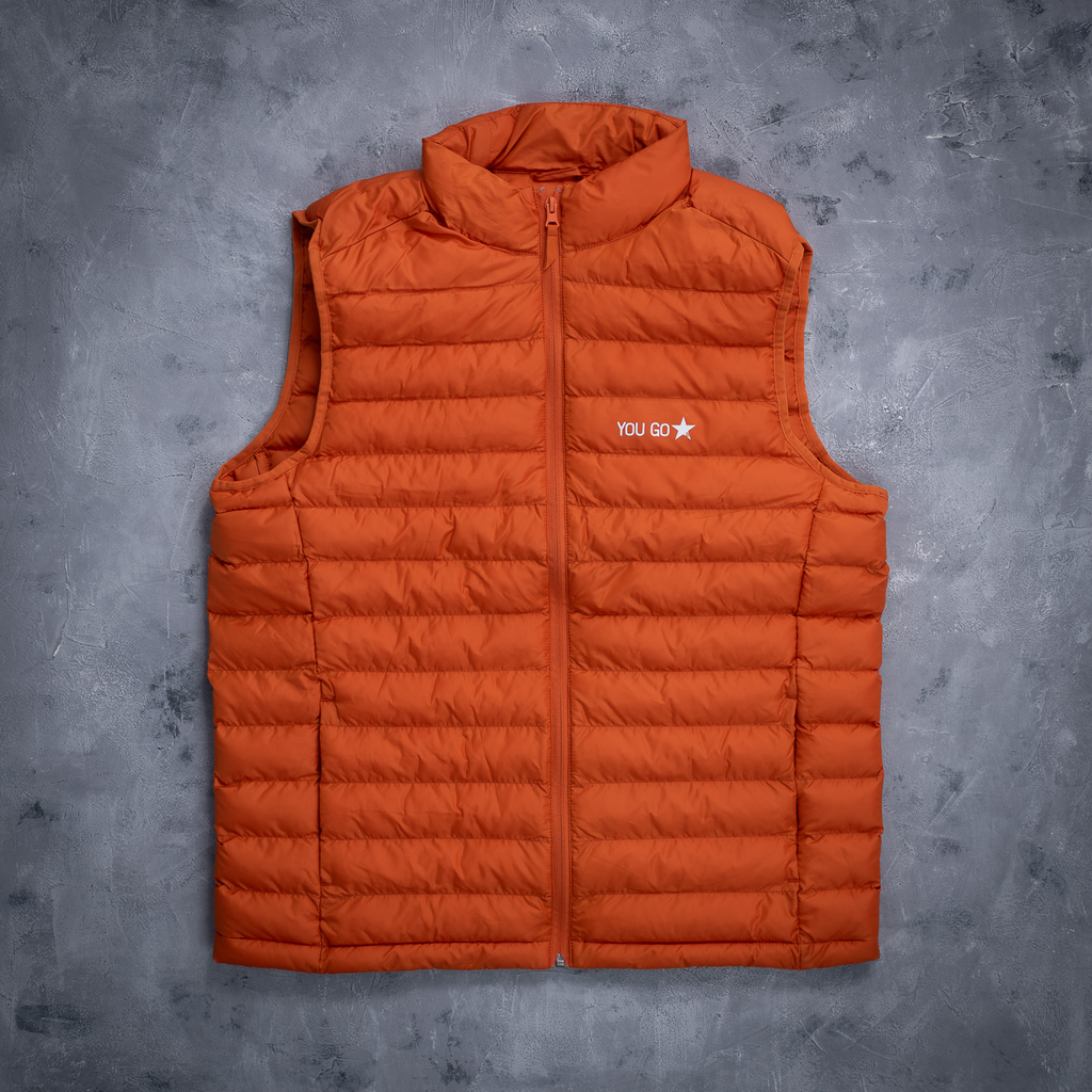 YOU GO Herrenweste (orange)