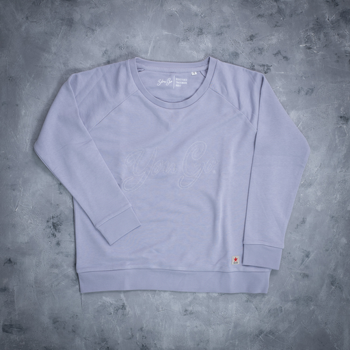 YOU GO Sweatshirt Written (lavendel)