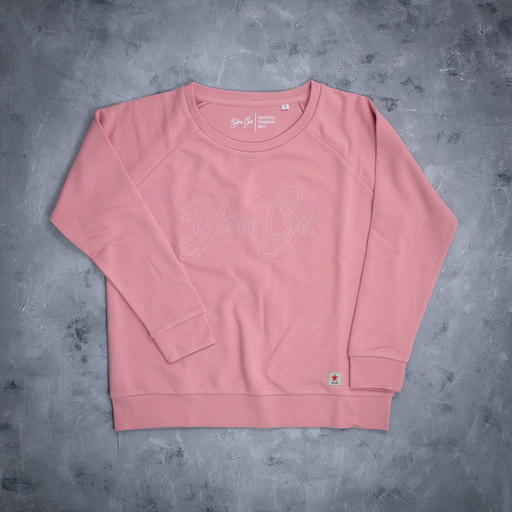 YOU GO Sweatshirt Written (altrosa)