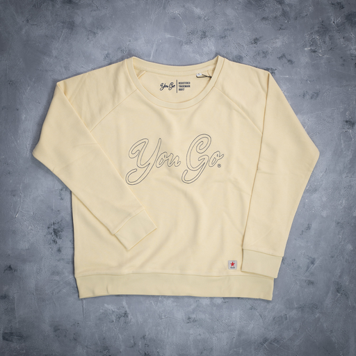 YOU GO Sweatshirt Written (vanille)