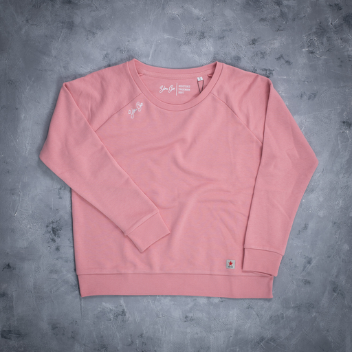 YOU GO Sweatshirt Discrete Written (altrosa)