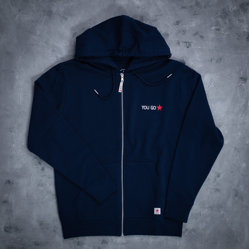 YOU GO Kapuzenpullover Reißverschluss (marineblau)