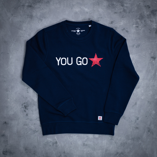 YOU GO Star Sweatshirt (dunkelblau)