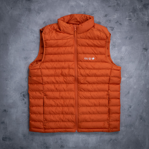 YOU GO Herrenweste (orange)