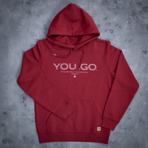 YOU GO Little Star Hoodie (bordeaux)